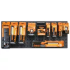 6600 M/555 28 darab szerszámból álló készlet szerszámtartóval, fal nélkül