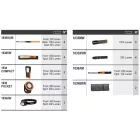 6600 M/555 28 darab szerszámból álló készlet szerszámtartóval, fal nélkül