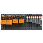 6600 M/565 90 darab szerszámból álló készlet szerszámtartóval, fal nélkül