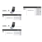 6600 M/566 90 darab szerszámból álló készlet szerszámtartóval, fal nélkül