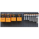 6600 M/567 90 darab szerszámból álló készlet szerszámtartóval, fal nélkül