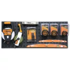 6600 M/589 31 darab szerszámból álló készlet szerszámtartóval, fal nélkül