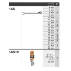 6600 M/40K 77 darab szerszámból álló készlet szerszámtartóval, fal nélkül