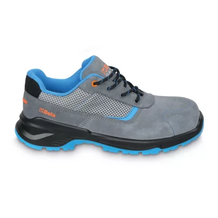 7200BP 43-HASÍTOTTBŐR CIPŐ MESH BETÉTTEL