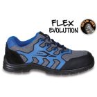 BETA 072170135, Kiválóan lélegző hálós munkavédelmi cipő, kopásgátló betét az orr részen, 35, Kék