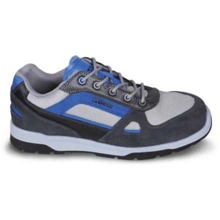BETA 073140340, AB SNEAKERS Perforált hasított bőr munkavédelmi cipő nylon mesh 40