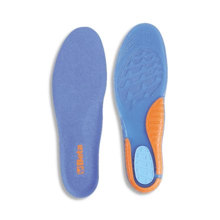 7398U anatómiailag formázott, TPR GEL anyagú, erősen csillapító hatású talpbetét, talpboltozat tartó, és sarokrészi párna 41 - 46