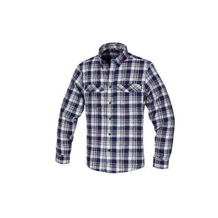 7545F A puha és meleg kocás flanel ing maximális kényelmet biztosít a munka során. XXXL