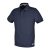 7552BL XXL Három gombos munka pólóing, piqué pamut, 200 g/m3, kék