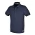 7552BL XXXL Három gombos munka pólóing, piqué pamut, 200 g/m3, kék
