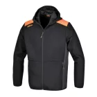 7566NG XS Hosszú cipzáras kapucnis felső, antracitszürke betétekkel