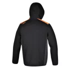 7566NG XS Hosszú cipzáras kapucnis felső, antracitszürke betétekkel