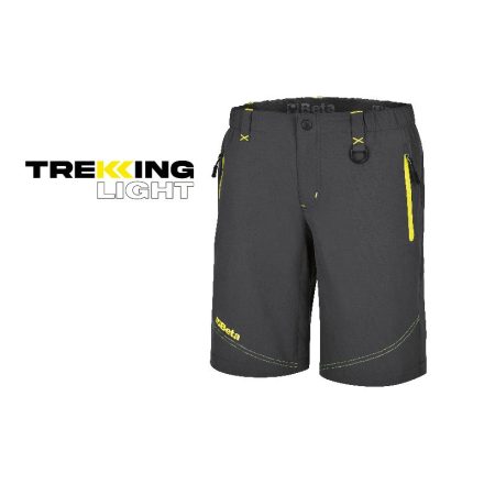 7611G Elasztikus szövetből készült KÖNNYŰ „work trekking” bermudanadrág. Praktikus, kényelmes, könnyű viselet. S