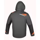 7670G Oxford 300D poliészter dzseki vízálló, PU-bevonatú, szürke, XXXL
