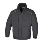 7750N/L Bomber munkadzseki, sokzsebes,100% poliészter, 100% poliészter vattázás,120 g/m2, fekete
