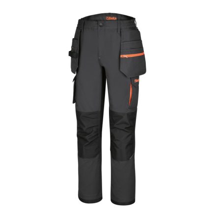 7819G/XXXL Sokzsebes munkanadrág, levehetőlengőzsebekkel