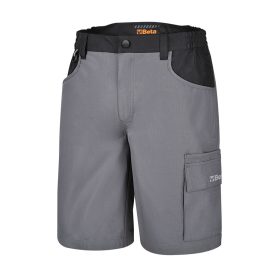   7821SG XXXL Sokzsebes elasztikus bermuda munkanadrág, könnyített kivitel