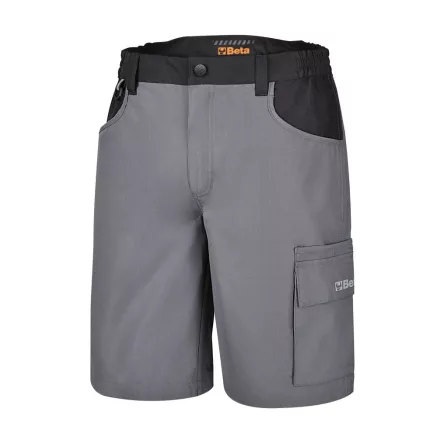 7821SG XXXL Sokzsebes elasztikus bermuda munkanadrág, könnyített kivitel