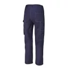 7840BL T/C twill munkanadrág 245g, kék. Derékban oldalt elasztikus. XS