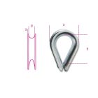 8021 Kötélszív, erősített kivitel, galvanizált