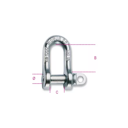 8026A-K egyenes emelőkengyel, UNI típus szénacél horganyzott