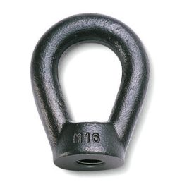 8044 M8 Emelő gyűrűs anya, természetes színű