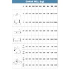 8049A M14 Gyűrűs anya, állítható, dupla csuklóval, ötvözött acélból 