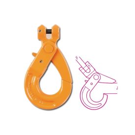   8058R - 8058 emelőhorog  villás önzáró típusú nagyszilárdságú ötvözött acél