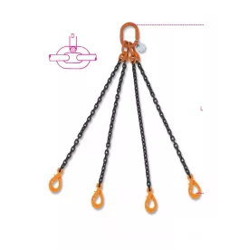 ROBUR 8094SL D16-4 RÖGZÍTŐ LÁNCHEVEDER