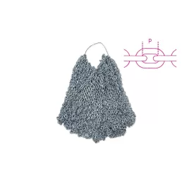 8120D Kalibrált láncok DIN766 galvanikusan horganyzott