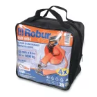 8181 6/B4 4 darab 8181 racsnis rögzítőheveder táskában, 6 m nagy szakítószilárdságú poliészter szalag, egyhorgos