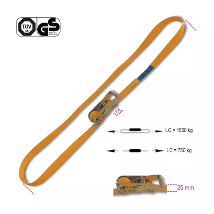 8185 8 Racsnis rögzítő heveder