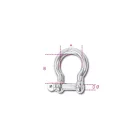 8228 4 Ivelt kengyelcsavar AISI 316