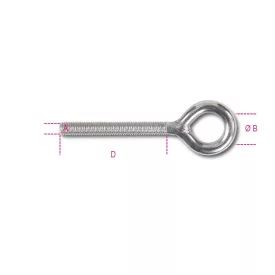 8249 M6 Rögzítő szemescsavar jobbos menettel AISI 316