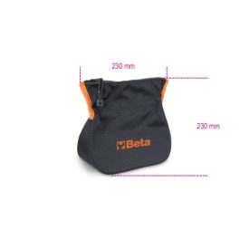   8873 Munkaeszköz hordozó zsák önzáró és zipzáras zárral