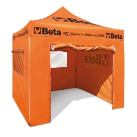 9562 Oldalponyvával zárható pavilon, 3 m x 3 m