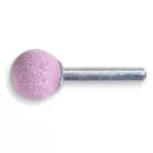 11131 10X10 Csapos dörzskorongok, rózsaszín korundszemcsés, keramikus kötés, gömbölyű