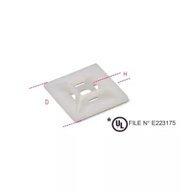   BMB0901      Kábelkötegelő talp - kétirányról fűzhető