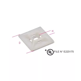   BMB0902      Kábelkötegelő talp - kétirányról fűzhető