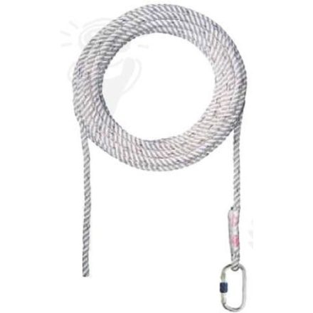 10 m-es fonott statikus kötél egyik végén visszafonva, 16 mm átmérőjű BF10-es