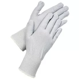   WRYNECK ESD Kötött munkavédelmi kesztyű, nylon/szénszál anyagból, rugalmas mandzsettával.