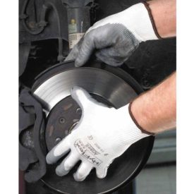   HYFLEX FOAM 11-801 antisztatikus (az EN 1149 sz. szabvány szerint), varratmentes kötött nylon munkavédelmi kesztyű mikroporózus nitrilréteggel a tenyéren és az ujjakon, rugalmas kötött mandzsettával.