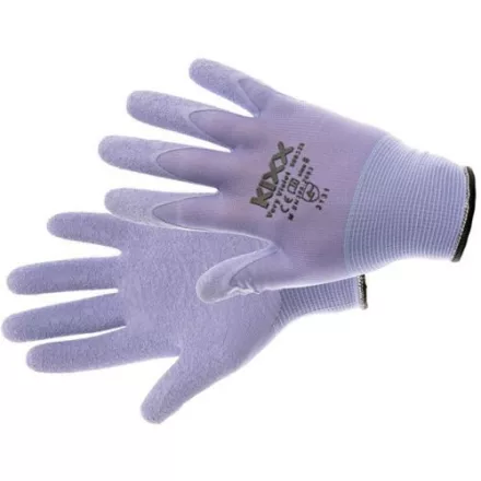 VERY VIOLET védőkesztyű nyl, la ibolyaszín 8