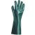 UNIVERSAL Varrott pamut, nitril/PVC-be mártott munkavédelmi kesztyű, 45cm