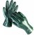 UNIVERSAL érdesített nitril/PVC-be mártott varrott pamut munkavédelmi kesztyű, 30cm