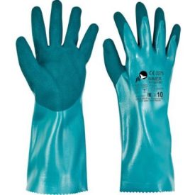   IMMER Nitril vegyszeralló munkavédelmi kesztyű, egyedi vágásbiztos béléssel, speciális felülettel tökéletes tapadást biztosítanak. 35 cm.