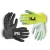 GRAJA BLACK/YELLOW kötött, PU tenyéren mártott kesztyű