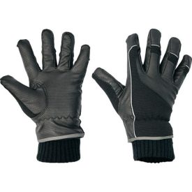   ATRA Meleg téli munkavédelmi kesztyű, vízálló, légáteresztő membránnal, PU-poliészter tenyérrel, nylon kézfejjel, kötött mandzsettával, fényvisszavető szálakkal. Thinsulate 40 g bélés.