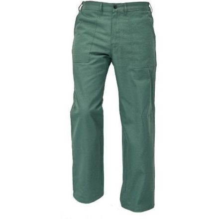 Fridrich & Fridrich - FF UWE BE-01-007 100% pamut derekas munkanadrág - zöld, méret: 46, szín: Zöld