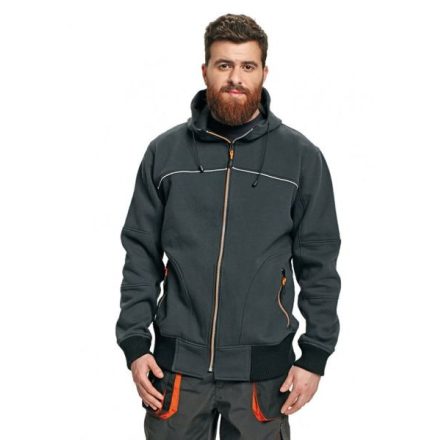 C0306002060004, EMERTON NEW kapucnis pulóver fekete 3XL